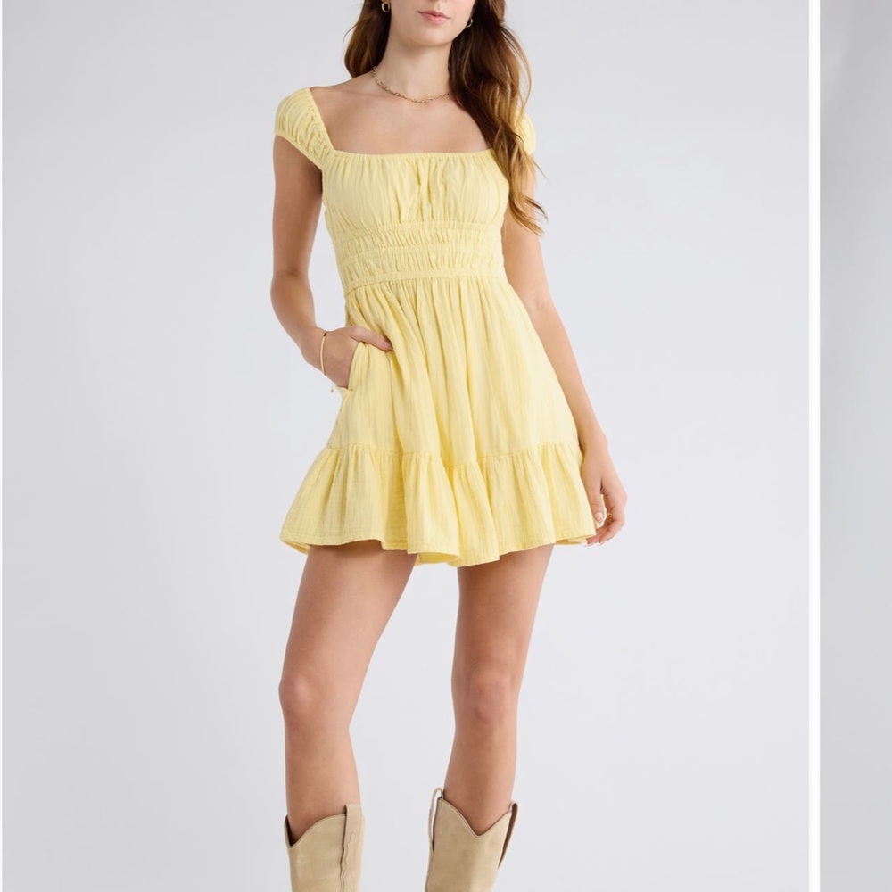 Abound Yellow Mini Dress